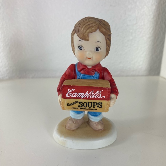 Vintage Set of 3 Porcelain Campbell's Soup Kids Figurines 1993 Advertisement - Picture 5 of 16